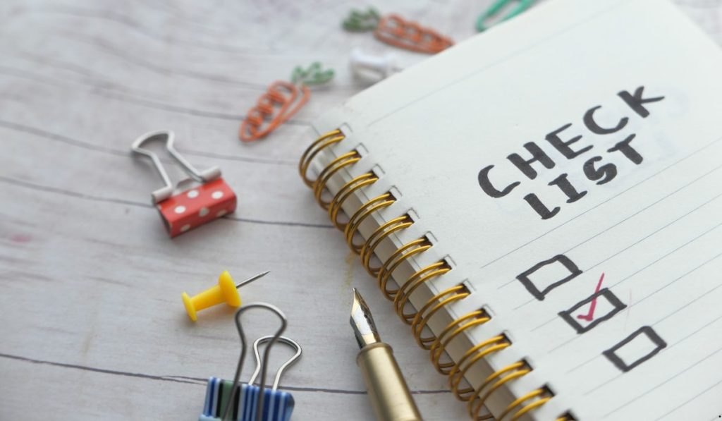 CTQ checklist with completed quality criteria used to verify Critical to Quality requirements and process standards.