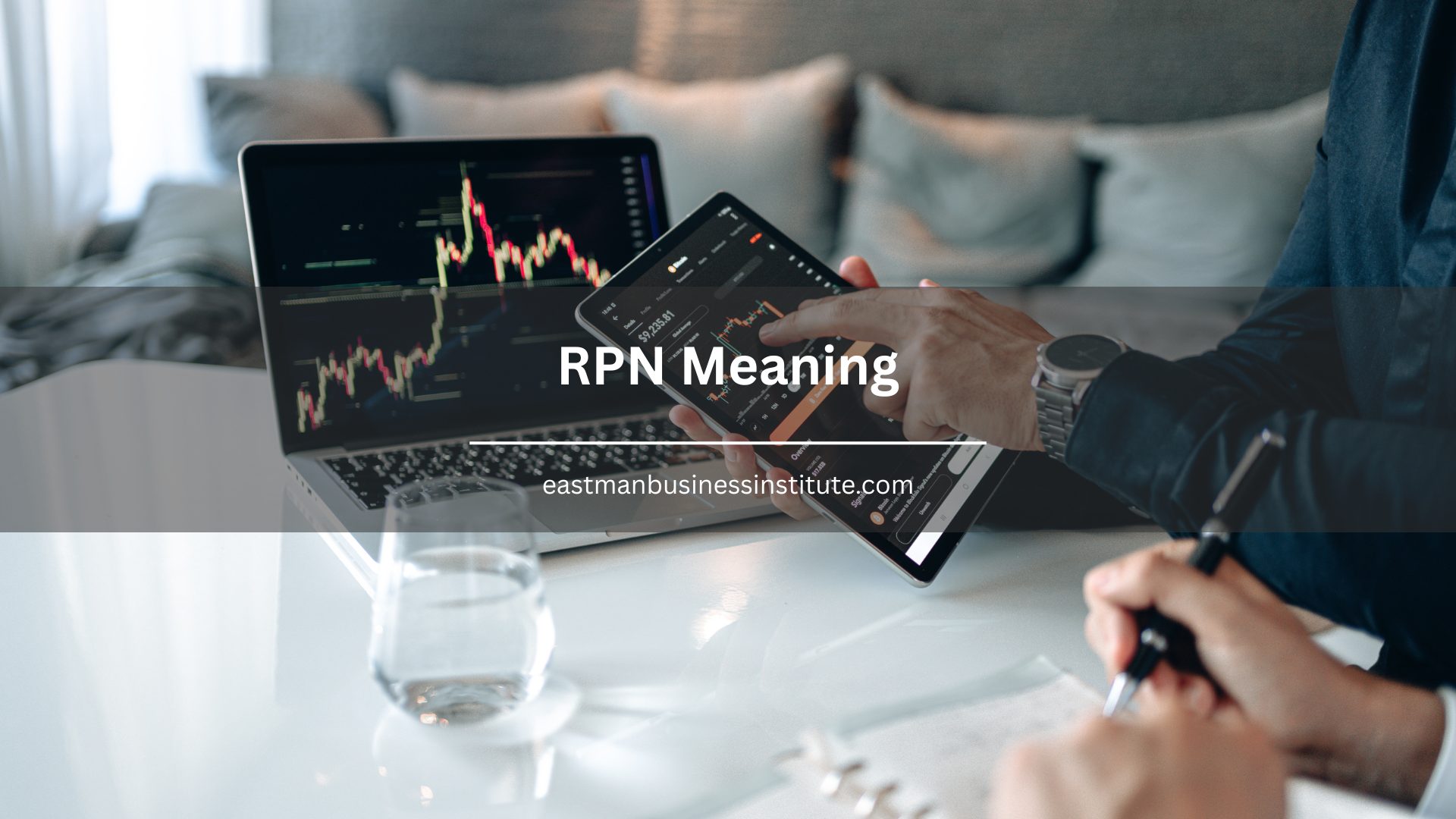Team analyzing digital dashboards and performance metrics to understand RPN Meaning in quality and risk management.