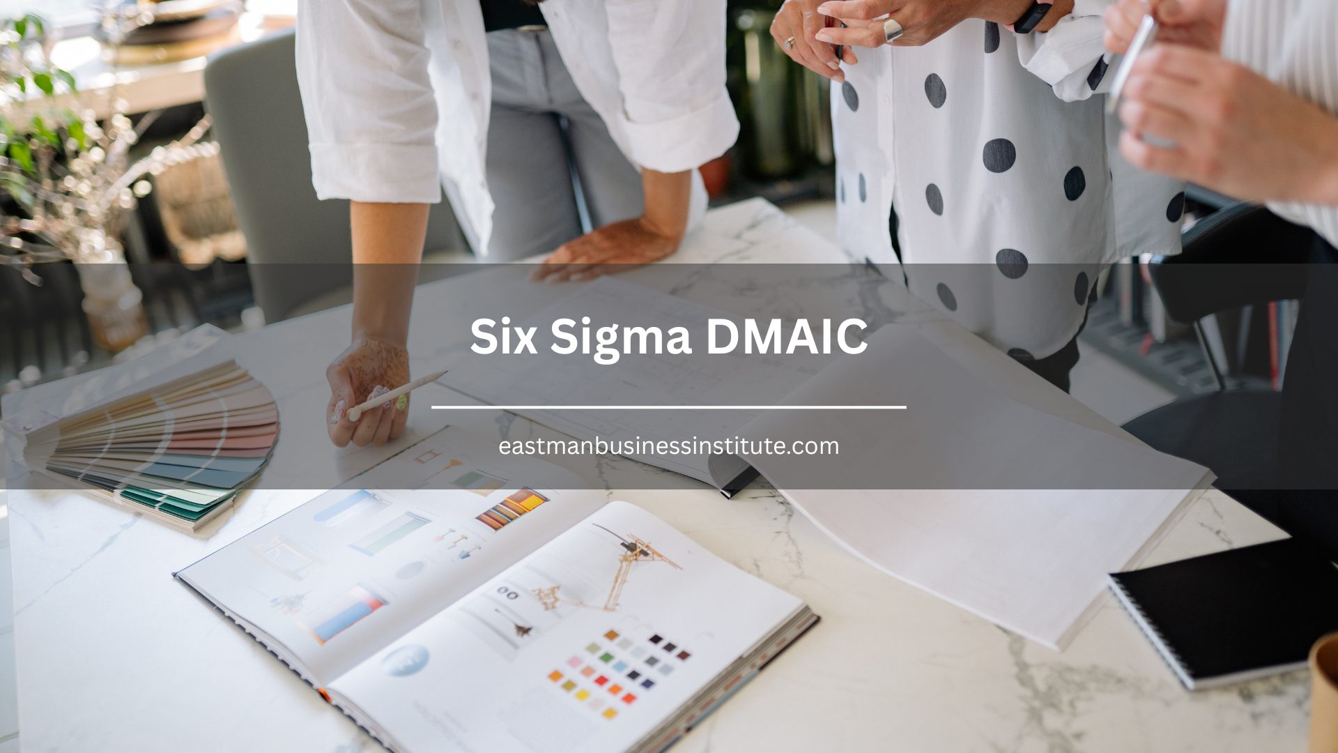 Project team planning and implementing Six Sigma DMAIC strategies to drive continuous improvement and operational excellence.