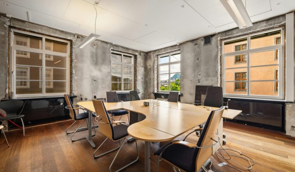 Office undergoing renovation illustrating a Sigma Lean workplace transformation to improve workspace efficiency and organization.