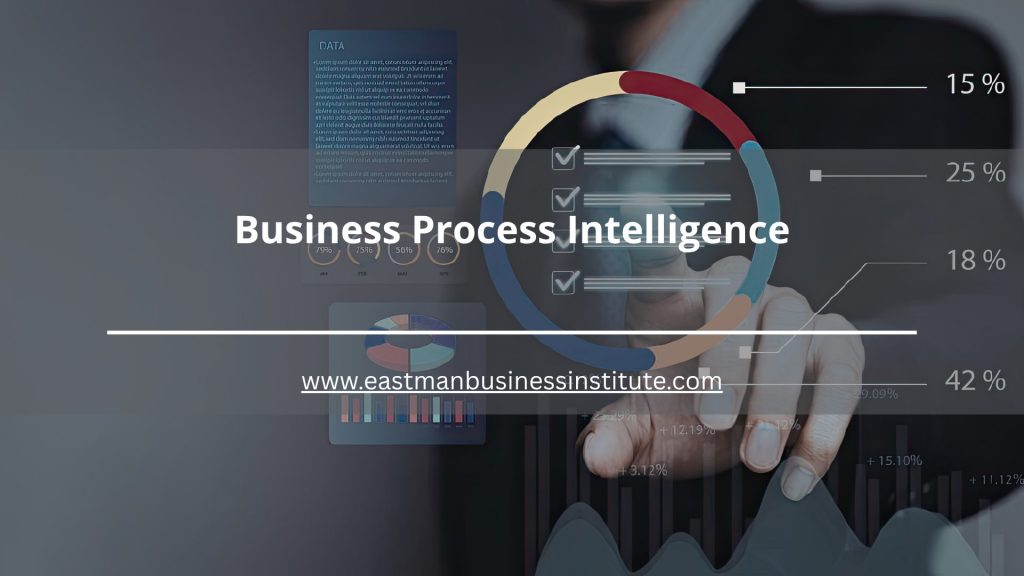 Business Process Intelligence dashboard displaying workflow metrics, process monitoring indicators, and data-driven insights for continuous improvement.
