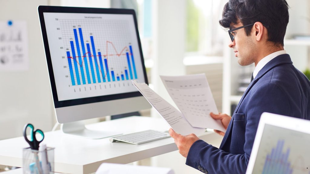 Root cause analysis tool used by an analyst reviewing reports and operational data to investigate problems and identify corrective actions.