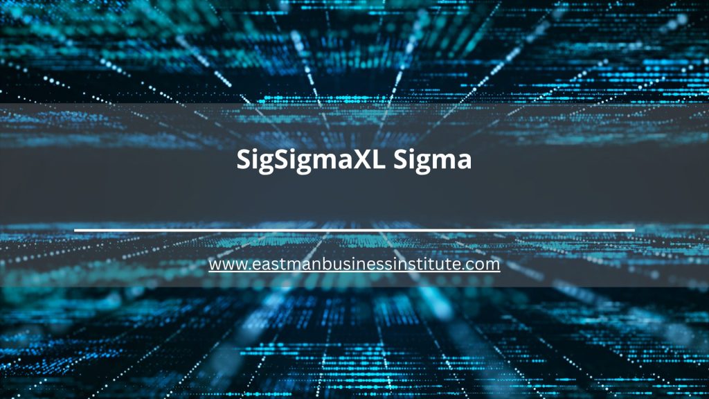 Digital technology background representing SigmaXL Sigma tools used for advanced statistical analysis, process improvement, and quality management.