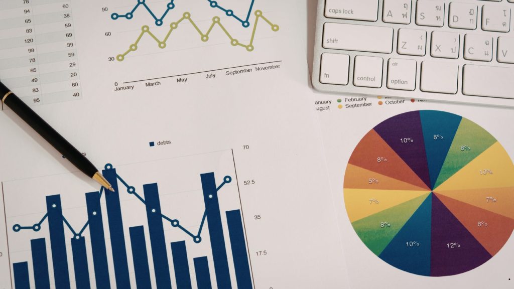What Does DF Mean in Statistics dashboard displaying line graphs, pie charts, and statistical data used for quantitative analysis and decision-making.