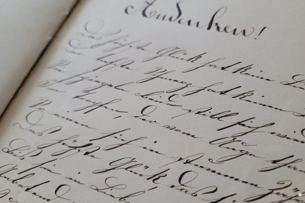 Close-up example of a handwritten letter of recommendation featuring formal wording and professional testimonial formatting.